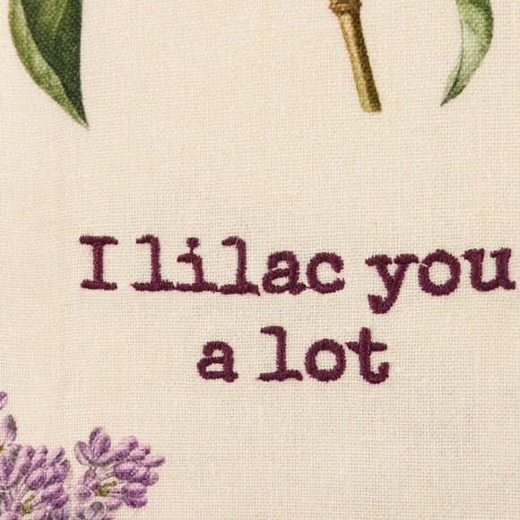 I Lilac You A Lot Dish Cloth Towel | Novelty Tea Towel | Cute Kitchen Hand Towe - Picture 4 of 4